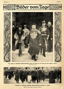 Prinz Tsai Hsün kaiserl. chinesische Studienkommission in Berlin u. Stettin 1910 - Picture 1 of 1