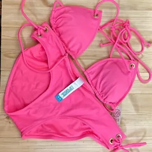 Pink Victorias Secret Triangel-Bikini-Set Pink. Größe M. Neu mit Etikett - Bild 1 von 4