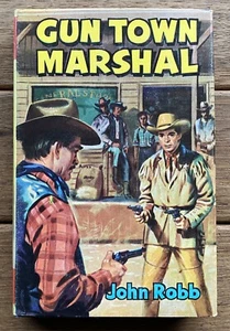 Gun Town Marshal by John Robb, 1966 HCDJ, Mid Century Children's Western Fiction - Picture 1 of 17