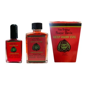 Pastor Davis Keep Away Evil Set - Oil Perfume & Soap - Original Contra Enemigo - Bild 1 von 1