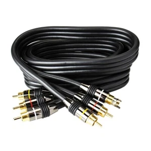 Skywalker 6' Triplo Cavo di Interconnessione Audio/Video RCA (Nero) - Foto 1 di 5