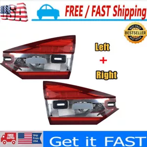 Par de luces traseras interiores traseras para Ford Fusion 2017-2020 LED lámpara de freno derecha+izquierda EE. UU. - Imagen 1 de 7