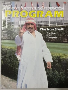 WWF Program from 1984, The Iron Sheik, Sgt. Slaughter, Jimmy Snuka - Picture 1 of 3