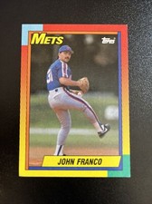 John Franco 1990 Topps Traded Baseball card #32T New York Mets