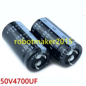 2Pins 4700uf 4700mfd 50V Electrolytic Capacitor 22x30/35/40/45 25x30 For Audio - Picture 1 of 3