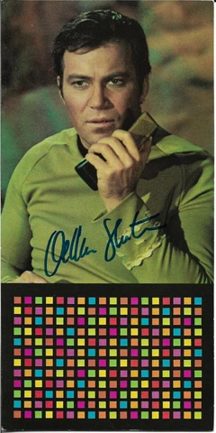 William Shatner Autographed Star Trek RARITY COA Cover