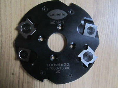 HM WPL Nutfräser Lamellofräser 100 x 4,0 x 22 mm Z 4 + V 4 von Guhdo für Lamello