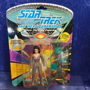 Playmate 1992 Star Trek The Next Generation MOC Lieutenant Commander Deanna Troi - Picture 1 of 3