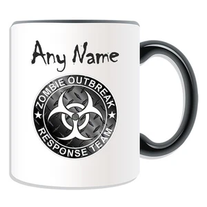 Personalisiertes Geschenk Zombie Outbreak Response Team Becher Geldbox Tasse Walking Dead - Bild 1 von 21