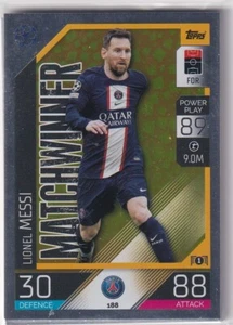 Topps Match Attax Champions League 22/23 n.188 Lionel Messi Matchwinner - Foto 1 di 1