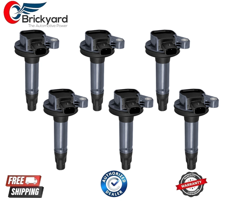 Set of 6 Ignition Coil replace for Ford Lincoln Mazda 3.7L 3.5L V6 UF553 DG520 - Image 1 of 1