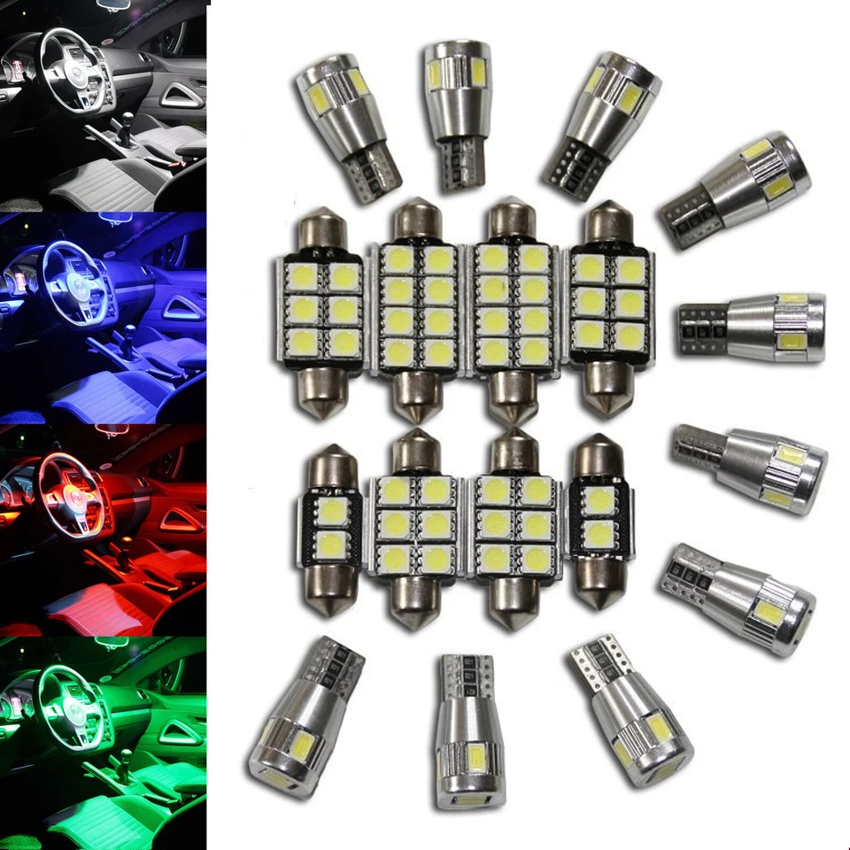 Chrysler Aspen - Kit de paquete de luces interiores - 10 LED - blanco rojo azul ulti # Foto 1 de 1