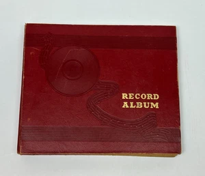 Vintage 78 RPM Record Album Book w/ 10 Shellac Discs Red Embossed VG GERMAN - Picture 1 of 14