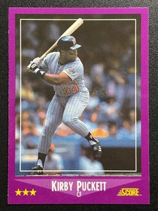 Kirby Puckett Minnesota Twins 1988 Score Glossy #24 - Imagen 1 de 2