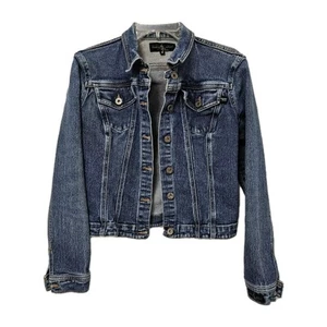 Vintage Baby Phat Jean Jacket Women’s Medium Blue Denim Pockets Y2K EUC  - Picture 1 of 7