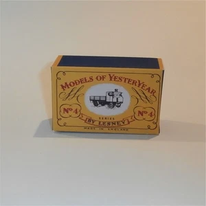 Matchbox Lesney Yesteryear 4a Sentinel Steam Waggon B Style Repro Box - Picture 1 of 5