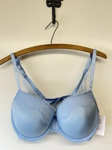 Auden Light Blue The Daydream Underwire Light Lift Demi Coverage Bra Size 36D - Picture 1 of 8