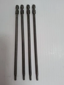 4pk AM-04-6 Apex 1/4'' Socket Head Hex Power Drive Bits, New No Packaging - Picture 1 of 7