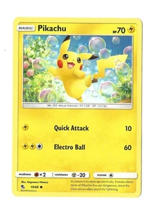 Pikachu 19/68 Hidden Fates Common Pokemon TCG Card - Picture 1 of 3