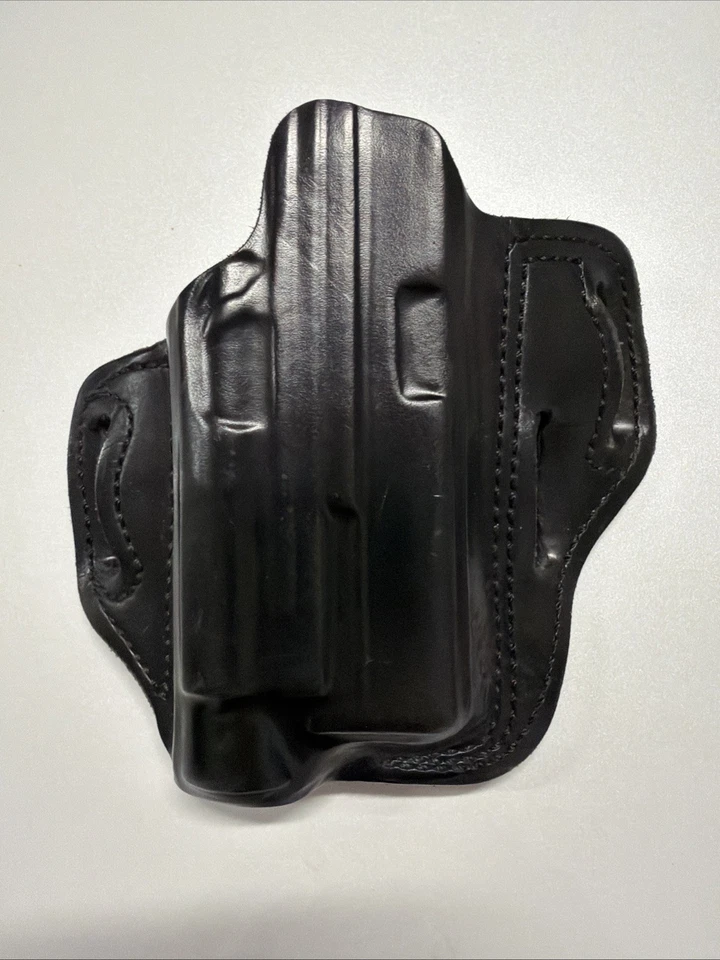 Desantis Speed Light Glock 17 de cuero negro con funda ligera OWB Foto 1 de 3