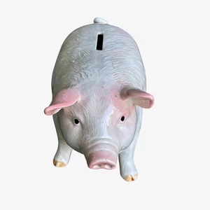 Vintage Otagiri Japan Glazed Ceramic Piggy Bank Original Stopper - Picture 1 of 7