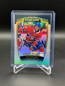 2024-25 Upper Deck Stature - Lane Hutson RC ROOKIE #/999 Montreal Canadiens NHL - Picture 1 of 2