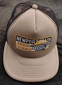 Gray Kids Quicksilver Hat - Newport Beach Junior Lifeguard - Picture 1 of 8