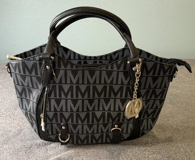 Mia K Farrow Top Handle Crossbody Faux Leather Tote/Bag/Purse - A0097 - Image 1 of 4