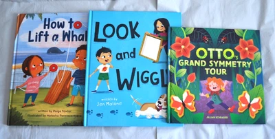 Lot KiwiCo Stories Knowledge Books Math Physics Symmetry Health Fun Education Foto 1 de 4