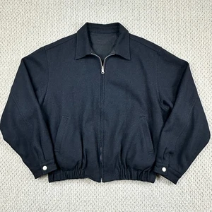 Evergreen Melton Bomberjacke Herren M schwarz 2 in 1 Wollmischung Wendemantel - Bild 1 von 16