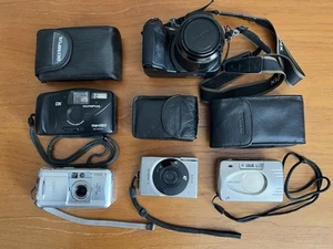 Camera Bundle Vintage Cameras Mixed Job Lot Film Digital Spares Repairs - Photo 1/12