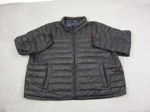 Chaqueta Tommy Hilfiger Para Hombre 4XL Negra Puffer Pato Plumón Empacable Cremallera Completa - Imagen 1 de 16