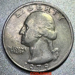 1979 Washington Quarter-STRUCK THROUGH GREASE-MUST HAVE 🔥 - Picture 1 of 4