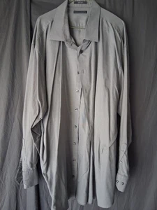 Damon Men's Gray Long-Sleeve Dress Shirt Big & Tall Size 3XLT - Picture 1 of 3