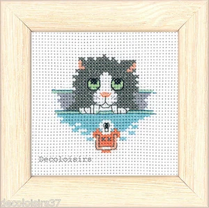 Permin 14-7131 Chat Broderie Point de Croix compté - Imagen 1 de 1
