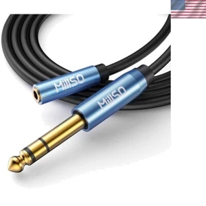 Versatile 1/4" to 3.5mm TRS Adapter - Perfect for Instruments & Home Audio - Picture 1 of 2