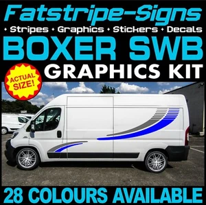 passend für Peugeot Boxer L1 SWB Wohnmobil Grafik Aufkleber Decals Streifen Campervan - Bild 1 von 4