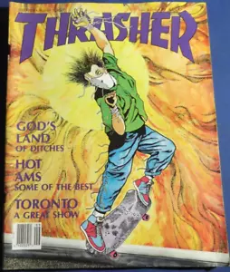 THRASHER MAGAZINE SEPTEMBER 1987 PUSHEAD COVER EL GATO NSA PRO TOUR - Picture 1 of 8