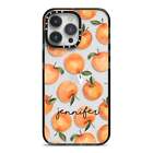 Personalised Oranges Name iPhone Case for iPhone 15 14 13 12 11