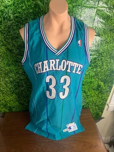 1990-91 Charlotte Hornets Basketball #33 Kevin Lynch Game Jersey Champion 44+2 - Picture 1 of 5