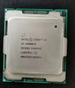 Intel Core i9-10980xe  3.0-4.6 GHz 18 core  36T 24.75MB  165W  CPU processor - Picture 1 of 2