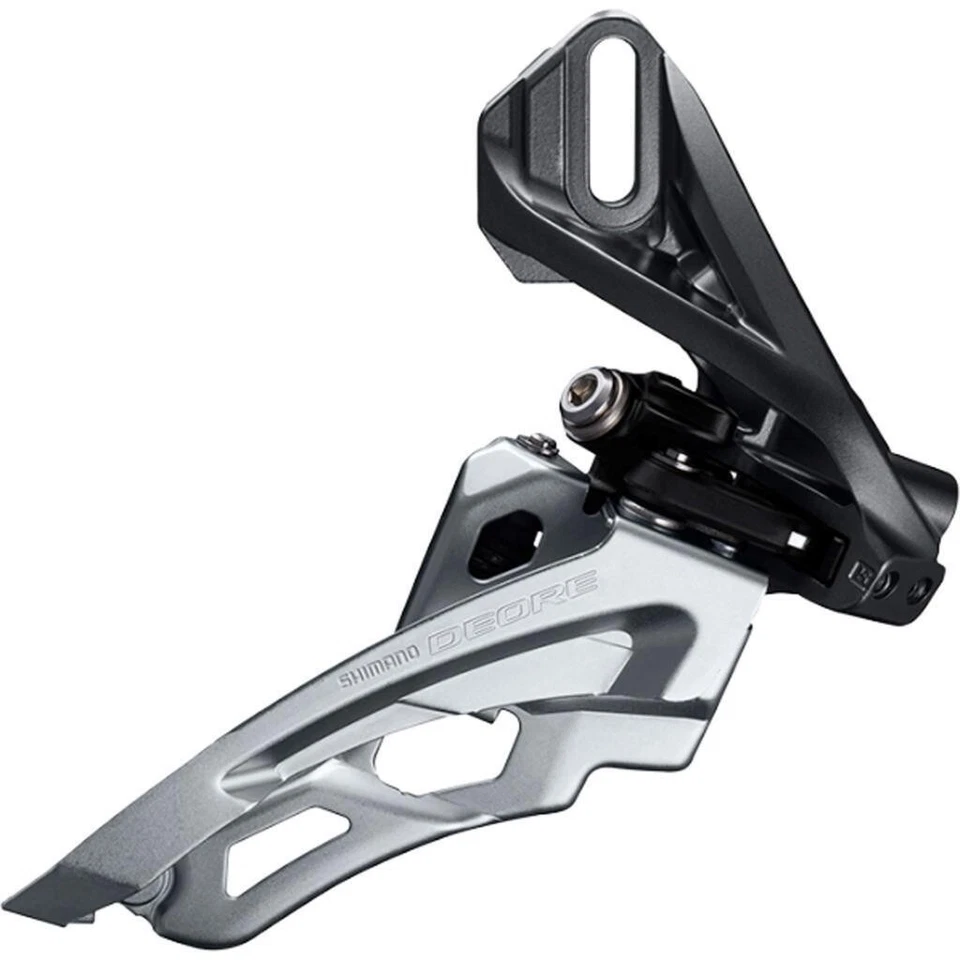 SHIMANO DEORE FD-M612 HIGH DIRECT MOUNT 3 x 10 SPEED SIDE PULL FRONT DERAILLEUR - Image 1 of 1
