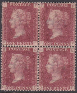Sg43 1d plate 140 Block of four 2 x M/M 2 x UNMOUNTED MINT - Bild 1 von 2