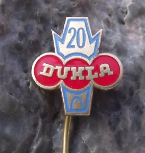 1968 Dukla Prague Praha FC Army Football Soccer Club 20th Anniversary Pin Badge - Picture 1 of 3