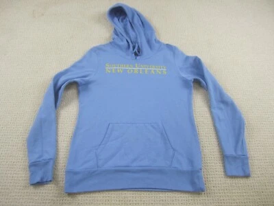 Champion 连帽衫女式蓝色南方大学新奥尔良套衫 L 休闲 — 第 1/4 张图片