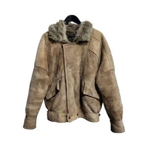 Vintage Jacke Vera Pelle Shearling Made in Italy Gr. 48 - Bild 1 von 5