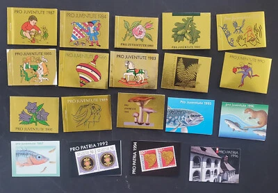 Switzerland Stamps Used Semi Postal Booklets PJ 1982-97, Nearly All VF - Scarce! - Image 1 of 3