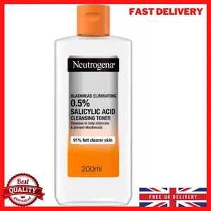 Neutrogena Blackhead Eliminating 0.5% Salicylic Acid Cleansing Toner (1x 200ml), - Picture 1 of 7