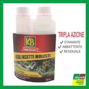 INSETTICIDA TRIPLICE EFFETTO NEXA INSETTI MOLESTI KB 250ML ABBATTENTE RESIDUALE - Foto 1 di 1