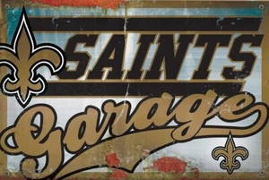 Letrero de garaje de los New Orleans Saints de la NFL - Imagen 1 de 1